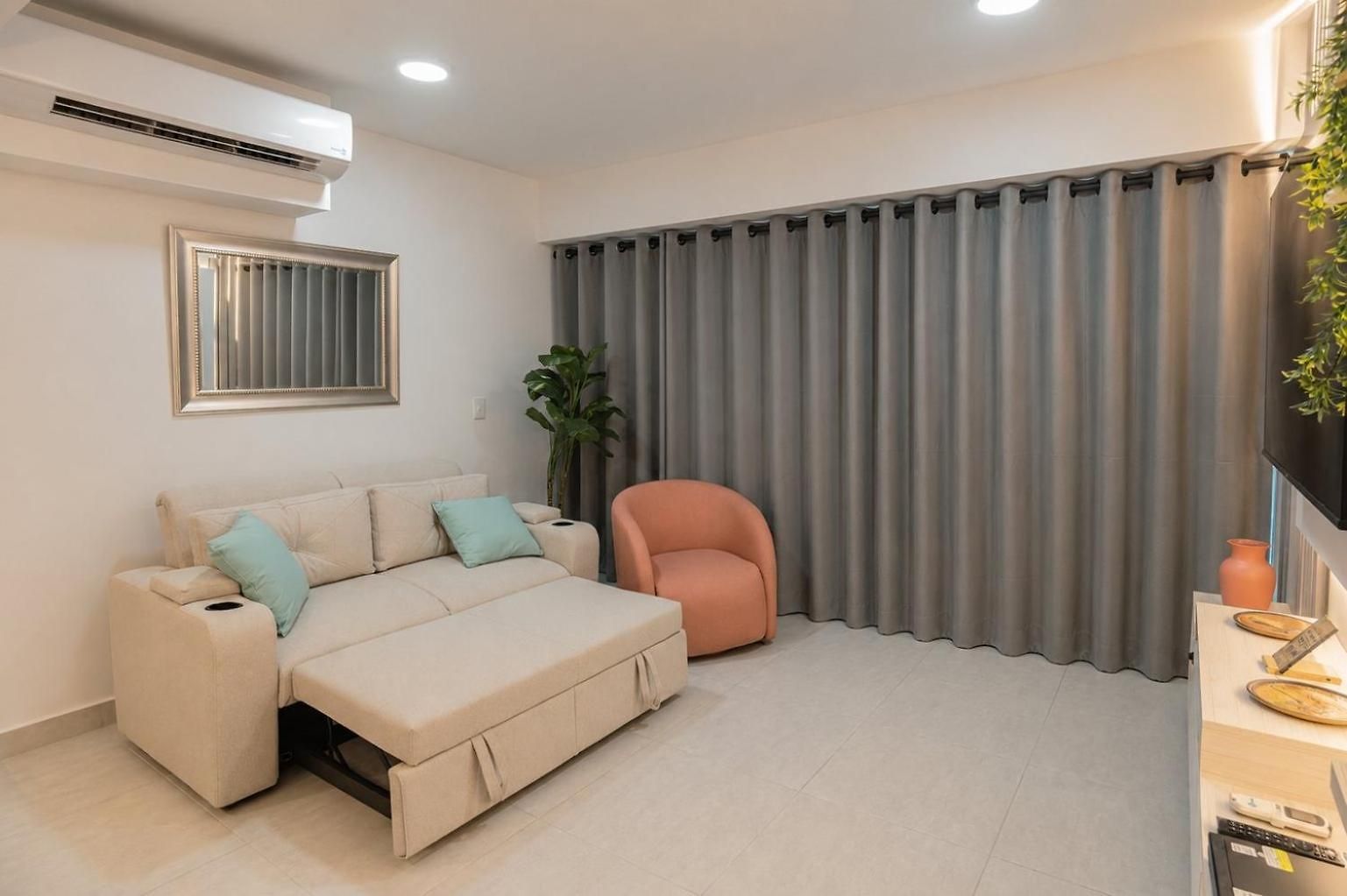 Apto Moderno En Serena Del Mar Con Terraza. Ideal Familias Y Grupos Apartamento *